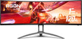 AGON Curved Gaming Monitor 49" (AG493UCX), Dual QHD 5120X1440 @ 120Hz, VA Panel, 1Ms Adaptive-Sync, 121% Srgb, Height Adjustable, 4-Yr Zero Dead Pixels Manufacturer Guarantee